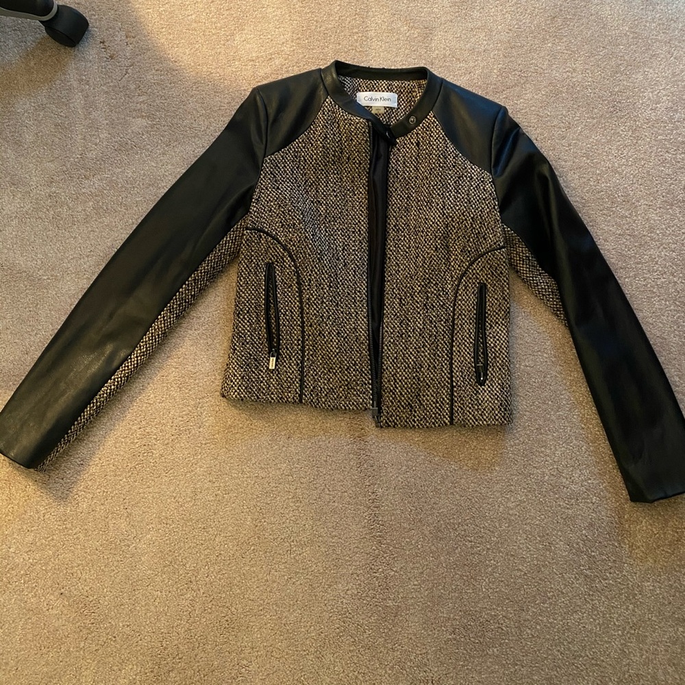 Calvin Klein leather jacket